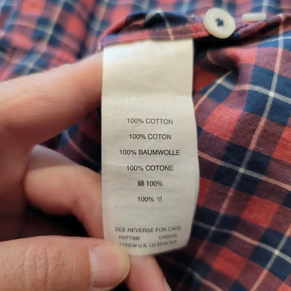 J. Crew Button Up‎ Mens Large